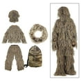 thumbnail image 6 of Ghillie Suit Uniform Set Breathable Jacket, Disguise with Storage Bag, Pants Hat light green, 6 of 8