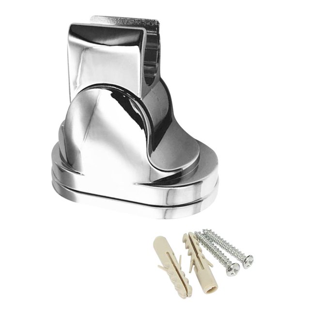 Monstrate Soporte de baño de mano Base de ventosa Soporte ajustable montado en la pared con tornillo Juegos de accesorios de baño TYPE1