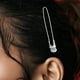 thumbnail image 5 of 12 horquillas de acero inoxidable para peluquería, accesorios para corte de pelo, minipinzas metálicas plateadas., 5 of 7
