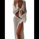 thumbnail image 2 of Conjunto de Bikini de Dos Piezas para Mujer, Estilo Crochet, con Aberturas, para Playa S, 2 of 9