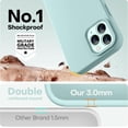 thumbnail image 4 of Funda de Silicona Engrosada para iPhone 12 Pro Max, Menta, 4 of 7