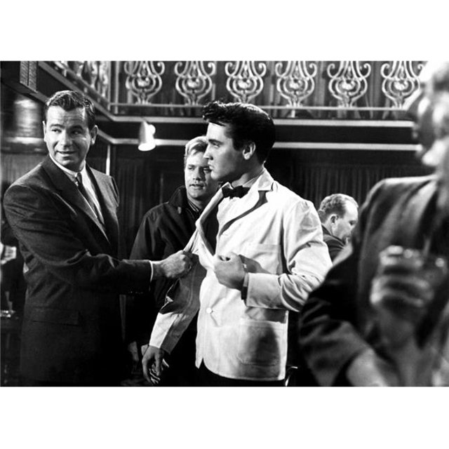 King Creole Walter Matthau Vic Morrow Elvis Presley 1958 Photo Print, 14 x 11