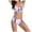 00 # Pink, variant on REORIAFEE Funny Swimsuits for Women Fashionable Swimwear Two Piece Swimwear High Waisted Beachwear Patchwork Bikini Tops Blue L