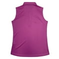 thumbnail image 2 of Monterey Club Women's Galaxy Contrast Block Sleeveless Golf Polo Shirt #2479, 2 of 3