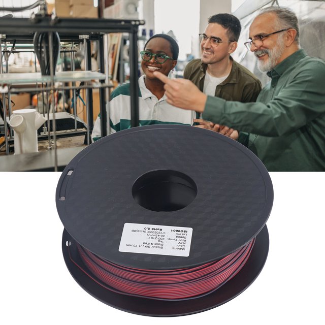Filamento PLA consumible Filamento PLA de impresión 3D de 2 colores 175 mm 30-45 mm/s para laboratorios ANGGREK Otros
