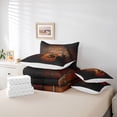 thumbnail image 6 of jejeloiu Music Guitar 7pcs Bedding Comforter Set,Musical Instrument Theme Queen Bedding Sets For Girls Boys Reversible, 6 of 8