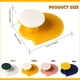 thumbnail image 2 of Ganchos de pared adhesivos, 4 paquetes, gancho geométrico impermeable, perchas de pared resistentes para bata, abrigo, toalla, llaves, bolsas, 2 of 5