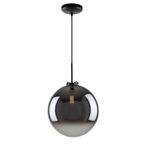 Artcraft of Montreal AC11901BK 14 in. Orsa Collection 1-Light Pendant, Mirror Glass