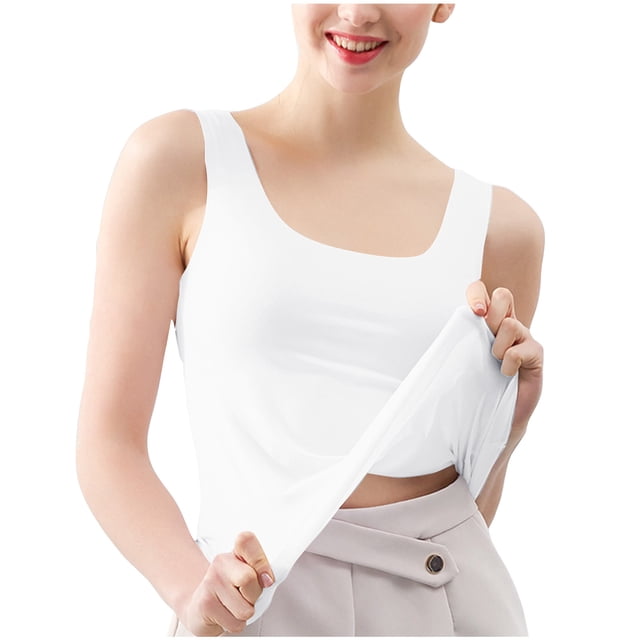 Ensembles de Pyjama pour Femmes, Débardeurs à Col Rond pour Femmes, Débardeurs d'Entraînement, Hauts de Yoga Sans Manches à Séchage Rapide et Frais