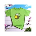 thumbnail image 2 of Playera Bee Happy, Don´t Worry – No te preocupes, Sé Feliz y ¡Zumba Con Estilo! Color Verde Lima Talla Grande Marca Emil SaEs, 2 of 4