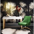 thumbnail image 2 of TOV Furniture Beatrix Modern Upholstered Home Office Swivel Chair, Green, 2 of 5