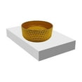thumbnail image 2 of Scotch 14" Round Decorative Gold Vessel Glass Sinks With 36" White Base, 2 of 7