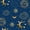 Gold Blue, variant on Manfei Cute Dragonflies Twin Quilt Set,Dreamy Moon Stars Galaxy Twin Coverlet Set,Deep Blue,Black Reversible,2-Piece,1 Bedspread and 1 Pillowcase