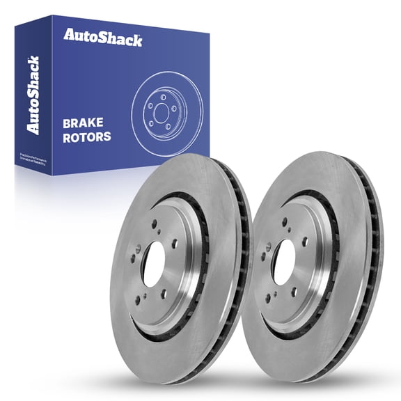 AutoShack Front Vented Brake Rotors 2-PC Set Replacement for 2015-2020 Acura TLX 2014-2016 Acura MDX 12.6" (320 mm)