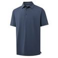 thumbnail image 2 of DTWOOO Mens Polo Shirts Short Sleeve Casual Solid Stylish Dry Fit Performance Golf Polo Shirts for Men, 2 of 8