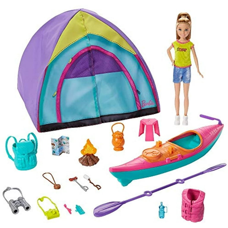 Barbie Team Stacie Camping Doll Playset