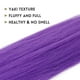 thumbnail image 5 of Trenza ignífuga de 26 pulgadas, cabello sintético preestirado para looks de festivales, extensión de 90 g., 5 of 7