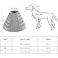 thumbnail image 2 of Collar de recuperación suave y ajustable WEIHJMXG para mascotas después de la cirugía M gris, 2 of 5