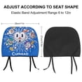 thumbnail image 2 of Game Cuphead Car Headrest Cover 2 Pcs Vehicles Seat Pillow Cover Protector Accessories Decor Auto Front/Rear Seats Head Rest Cover 2 Pcs Universal Fit Most Cars Sedan SUV Van, 2 of 7
