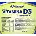 thumbnail image 3 of Vitamina D3 y Vitamina K2 Solanum 150 cápsulas, 3 of 3