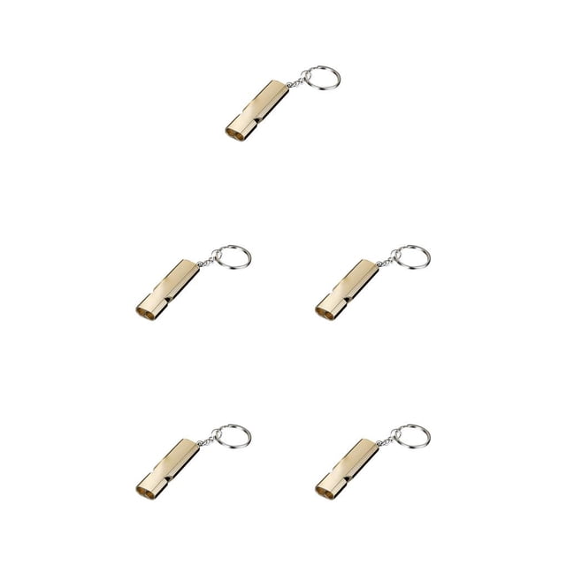 Advancent Silbato de metal Dispositivo de emergencia de aleación de aluminio Silbatos para exteriores Mano de obra Accesorios para acampar Type2 NO2