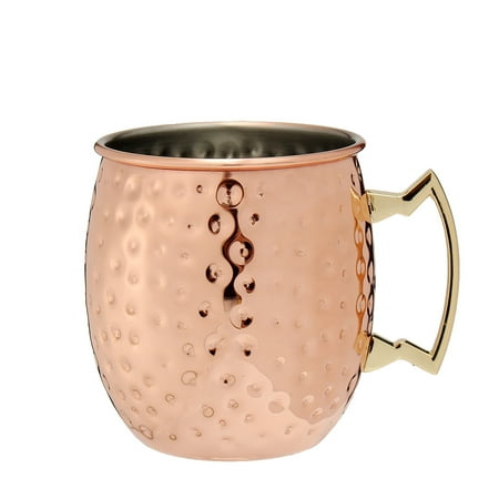 - Moscow Mule Mug 530ml 18oz Stainless Steel Copper Plated Drinking Coffee Drinkware Cup