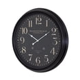 thumbnail image 2 of Yosemite Circular Iron Wall Clock Black with Distressed Iron Frame, 2 of 12