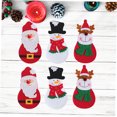 thumbnail image 3 of DEEPCRAFF 6Pcs Christmas Cutlery Bags Assorted Color Reusable Tableware Holder for Festive Dinner, 3 of 8