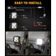 thumbnail image 5 of Combo LED Pods Auxbeam XP-Ultra Series 80 W Spot Flood, 5 of 7