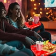 thumbnail image 5 of 24pcs Movie Night Snack Trays with Popcorn Bags and Food Trays, Movie Night Supplies for Movie Theater Family Birthday Party, Outdoor Movie Night Boxes Accessories Kit, 5 of 14