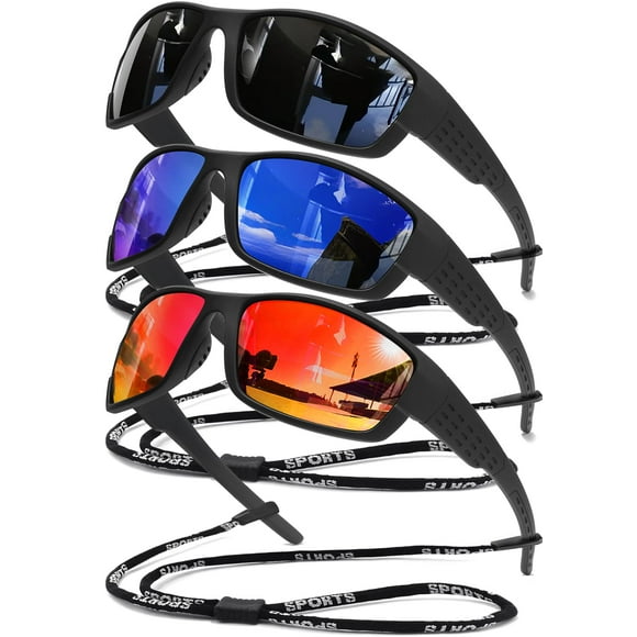 Gafas de Sol Deportivas Polarizadas SQOQS con Protección UV400 para Hombre