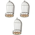 thumbnail image 2 of 3pcs Iron Metal Bird Cage Decoration Hanging Flower Holder Desktop Adornment, 2 of 6