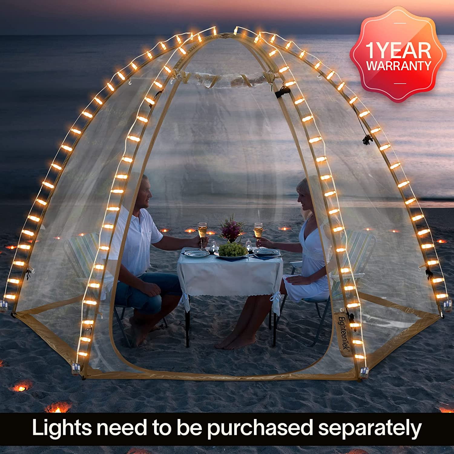 タイムセール 半額 Vented Eighteentek Patio Outdoor Tent, Bubble Up Pop その他