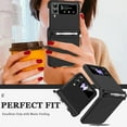 thumbnail image 6 of Compatible Hinge Protection Case for Samsung Galaxy Z Flip 4 Case with Pen,All-Inclusive Protective Galaxy Z Flip 3 Case for Samsung Z Flip 4 Phone Case,Z Flip 4 5g Case with Pen Slot Black Men, 6 of 12