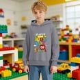 thumbnail image 4 of JAJAHO 100 Days Of School Shirts Kids Long Sleeve Sweatshirt Casual Hoodies Pullover 100 Days Celebration Trendy Tops, 4 of 7