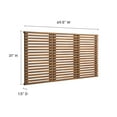 thumbnail image 6 of Modway Render Wall Mount Modern Wood Queen Headboard in Walnut, 6 of 7