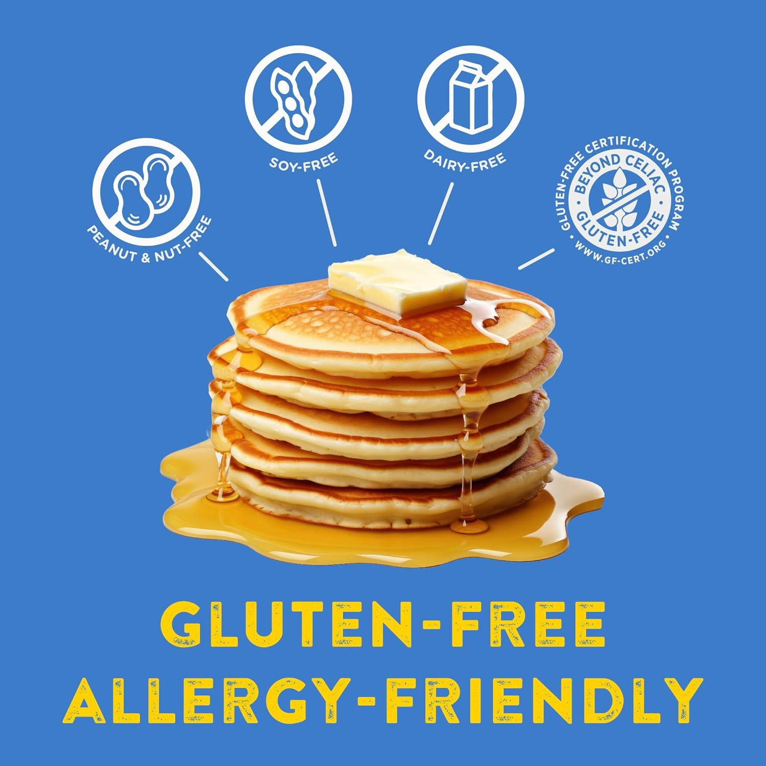 (Pack Of 6) Kinnikinick Mix Pancake & Waffle 16 Oz