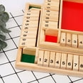 thumbnail image 2 of CCOCC Shut the Box Game,Number Flip Game Shut the Box Game 4 Player,Interactive Cooperative Fun Dice Games for Adults,Style7, 2 of 4