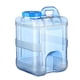 thumbnail image 2 of Contenedor de de almacenamiento de agua portátil azul transparente de 15L para Camping, automóvil, fácil de limpiar, ligero, duradero,, 2 of 7