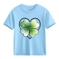 thumbnail image 1 of hengsof Shirts Chemises pour Enfants T - Graphiques à Manches Courtes Hauts Décontractés Quotidiens, 1 of 3