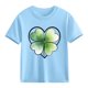thumbnail image 1 of Blusas y camisas de manga corta con cuello redondo para niños y niñas, camisetas gráficas de manga corta, blusas con estampados bonitos para la temporada escolar., 1 of 9