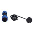 thumbnail image 2 of Aviation Plug Connector M16 X 1.5mm Thread Male Female Panel Metal Aviation Wire Connector Plug Assortment, 2 of 7