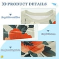 thumbnail image 2 of FORMRS Boys Rash Guard Short Sleeves Swim Shirt Quick Dry UPF 50+ Sun Protection, Sizes 3-12T, Large Red Floral Pattern, 2 of 6