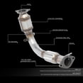 thumbnail image 6 of DNA Motoring Catalytic Converter Stainless Exhaust Pipe For 2010-2014 Equinox Terrain GMC Terrain 2.4L, 6 of 6