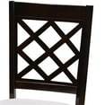 thumbnail image 4 of Bowery Hill 17.9'' Modern Oak Wood Dining Chair in Espresso/Gray (Set of 4), 4 of 7