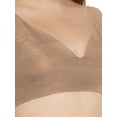 thumbnail image 4 of eloria Women's Art Silk Blouse Solid V Neck Sleeveless Top Sari Accessories Color: Tan | Size: 40, 4 of 6