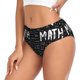 thumbnail image 2 of Balery I love Math Ropa Interior de Algodón para Mujer con Dibujo – Braguitas Cómodas y Elásticas, Estilo Clásico-X-Large, 2 of 6