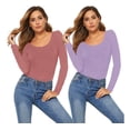 thumbnail image 1 of Pack 2 Blusas Mujer Manga Larga Interior Térmico Sueter Dama LOLE Blusa, 1 of 6