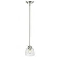 thumbnail image 3 of 1 Light Mini Pendant In Fusion Style 6 Inches Wide By 5 Inches High-Brushed Nickel Finish Z-Lite 460Mp-Bn, 3 of 7