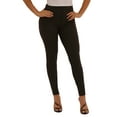 thumbnail image 5 of High Waist Treggings With Button-Fly Detail - Black, 5 of 8